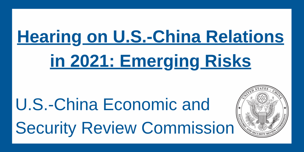 U S China Relations In 2021 Emerging Risks U S China Economic U S China Relations In 2021 Emerging Risks U S China Economic