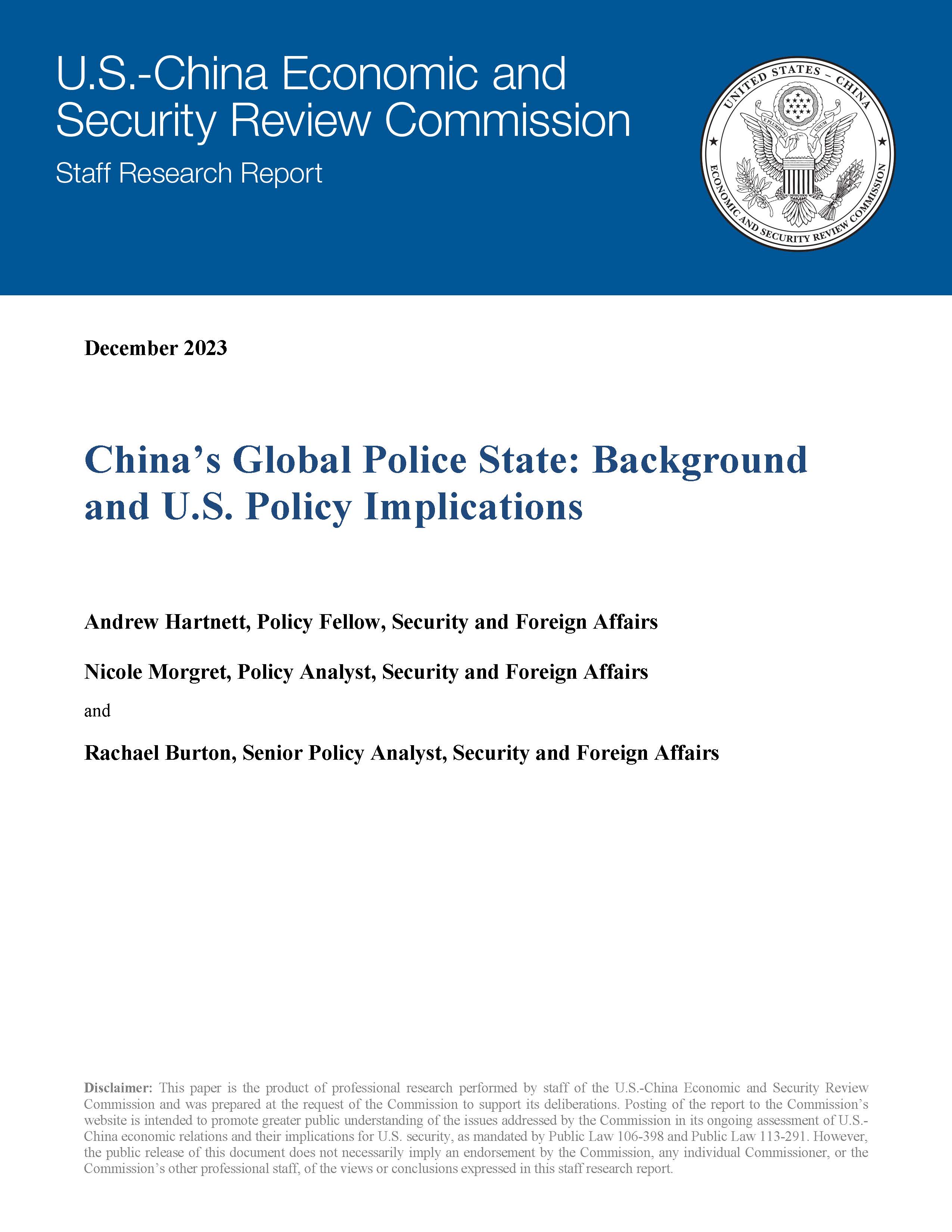 China's Global Police State