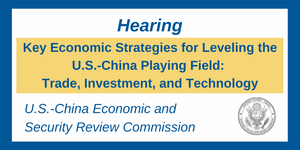 Key Economic Strategies For Leveling The U S China Playing Field Key Economic Strategies For Leveling The U S China Playing Field