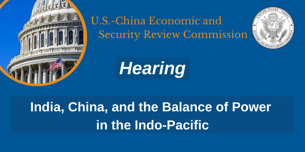 India, China, and the Balance of Power in the Indo-Pacific | U.S ...